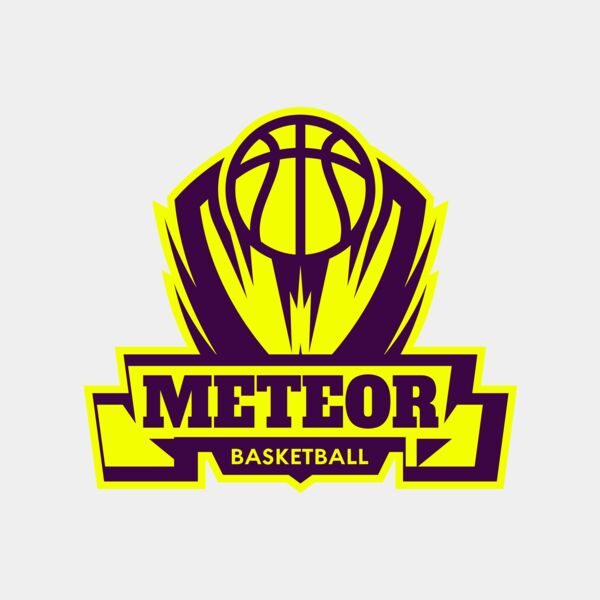 Meteor Basketball Logo Template サムネイル