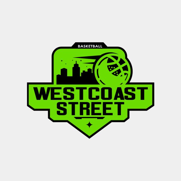 Westcoast Street Basketball logo template サムネイル