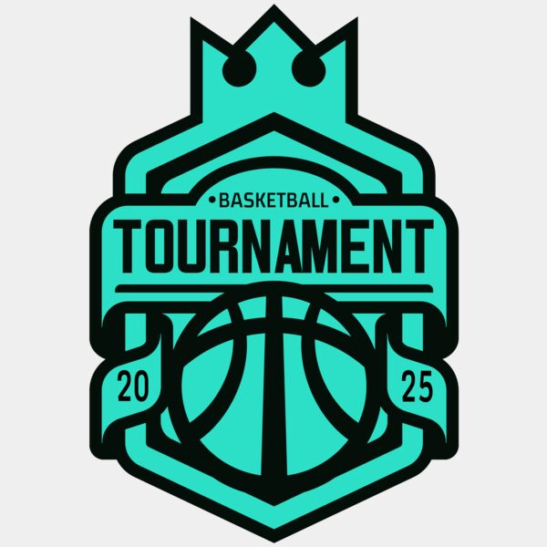 Tournament Basketball logo template 03 サムネイル