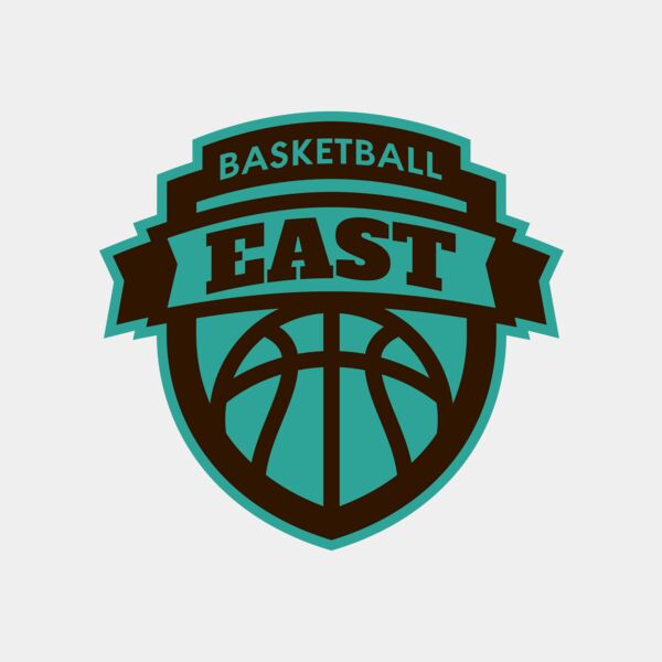 East Basketball logo template サムネイル