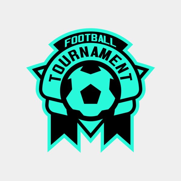 Tournament Football logo template サムネイル
