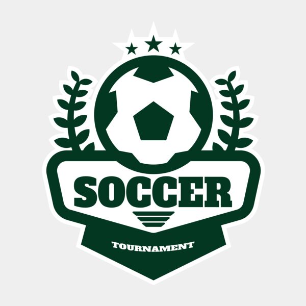 Soccer Tournament logo template サムネイル