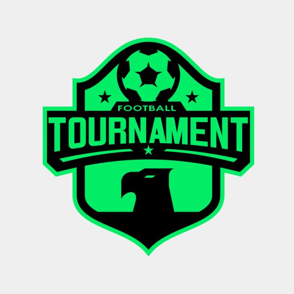 Tournament Football logo template 02 サムネイル