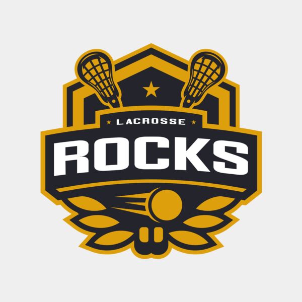 Rocks Lacrosse Logo Template サムネイル