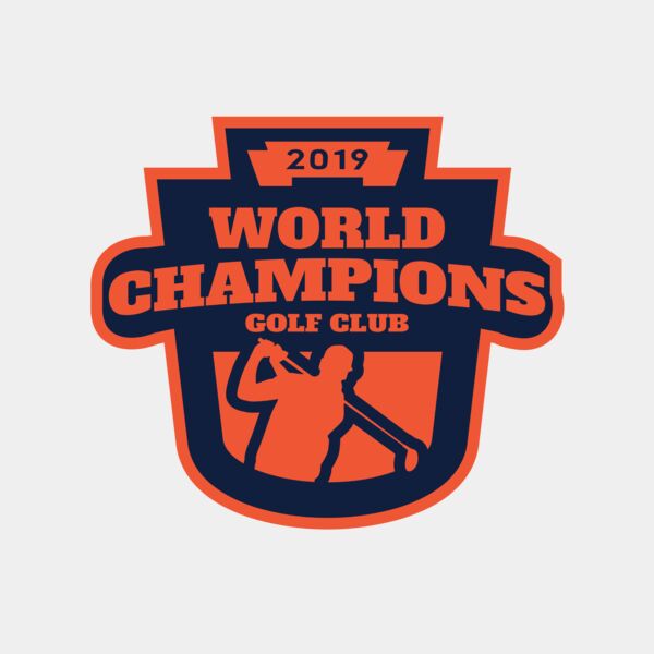 World Champions Golf club logo template サムネイル