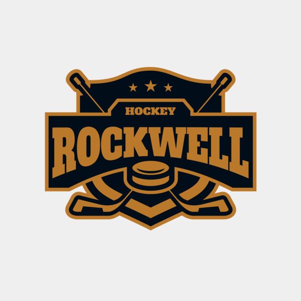 Rockwell Hockey logo template サムネイル