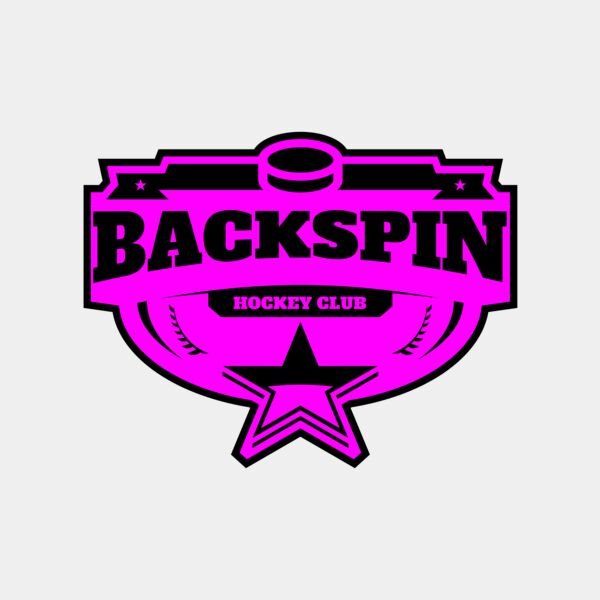 Backspin Hockey Club logo template サムネイル