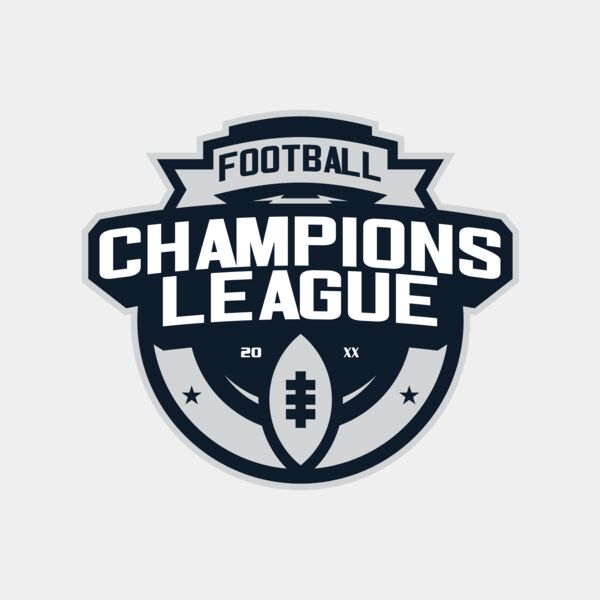 Champions League Football logo template サムネイル