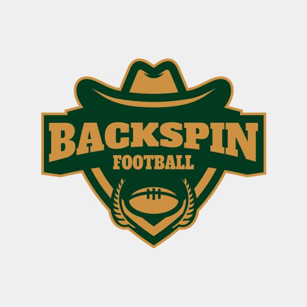 Backspin Football logo template サムネイル