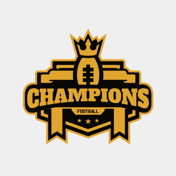 Champions Football Team logo template 02 サムネイル